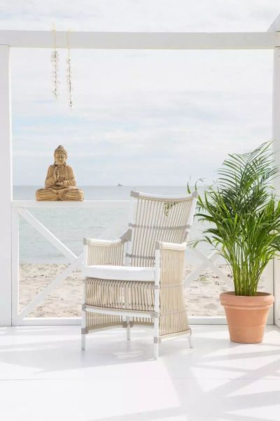 Davinci Exterior Chair in Dove White image 2
