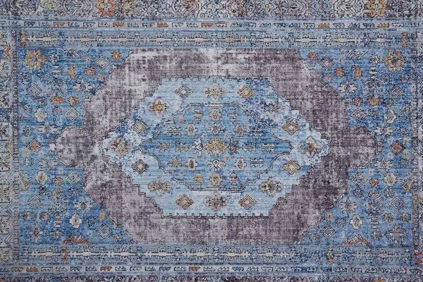 Product Image 6 for Armant Azure Blue / Light Gray Rug from Feizy Rugs