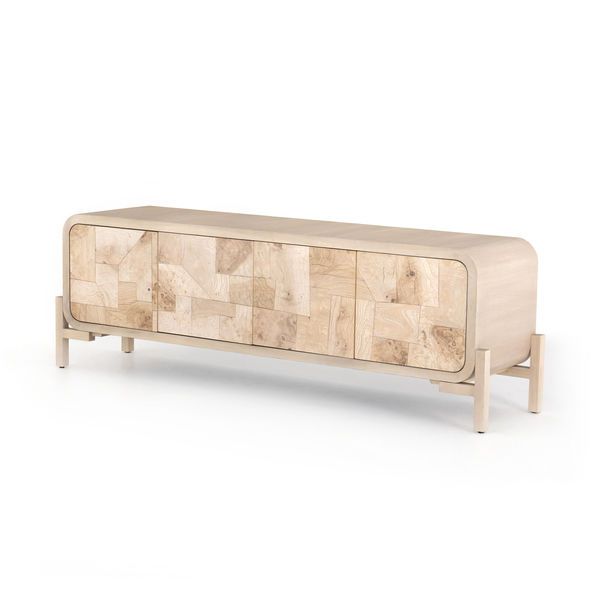 Wiley Media Console Bleached Burl image 1