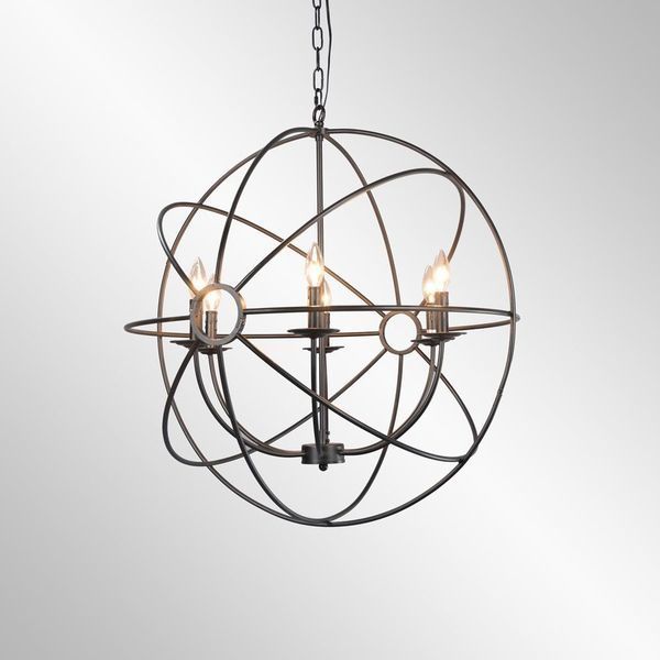 Product Image 3 for Derince Iron Chandelier Small from Classic Home Furnishings