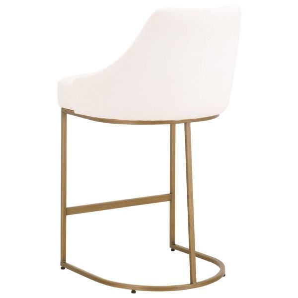 Product Image 7 for Parissa White Counter Stool (Set Of 2) from Essentials for Living