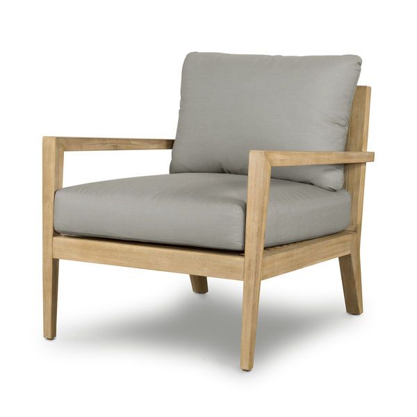 Product Image 1 for Amaya Gray Fabric Outdoor Chair from Four Hands