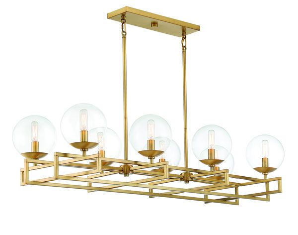 Product Image 4 for Crosby 8 Light Linear Chandelier from Savoy House 