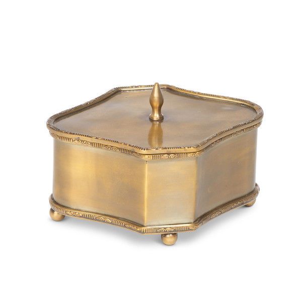 Product Image 2 for Brass Escritoire Boxes, Set of 3 from Park Hill Collection