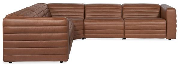 Product Image 5 for Chatelain 5-Piece Power Headrest Sectional with 2 Power Recliners from Hooker Furniture