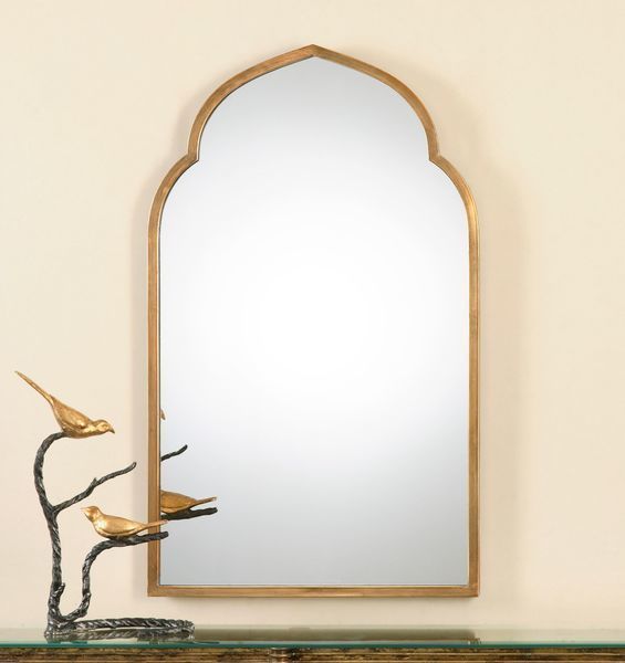 Product Image 3 for Uttermost Kenitra Gold Arch Mirror from Uttermost