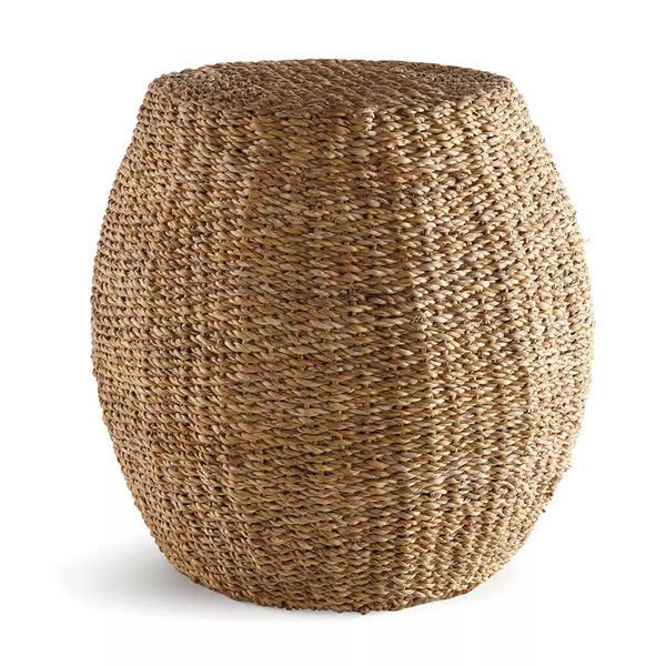 Seagrass Hourglass Pouf image 1