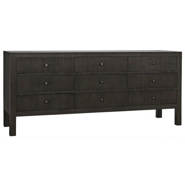 Product Image 1 for Conrad 9 Drawer Dark Wood Dresser from Noir