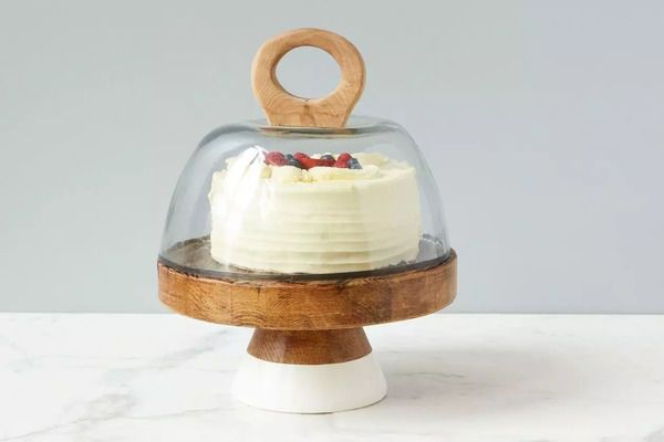 Mod Block Wooden Cake Stand image 3