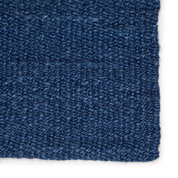 Product Image 5 for Bellport Natural Solid Blue Rug from Jaipur 
