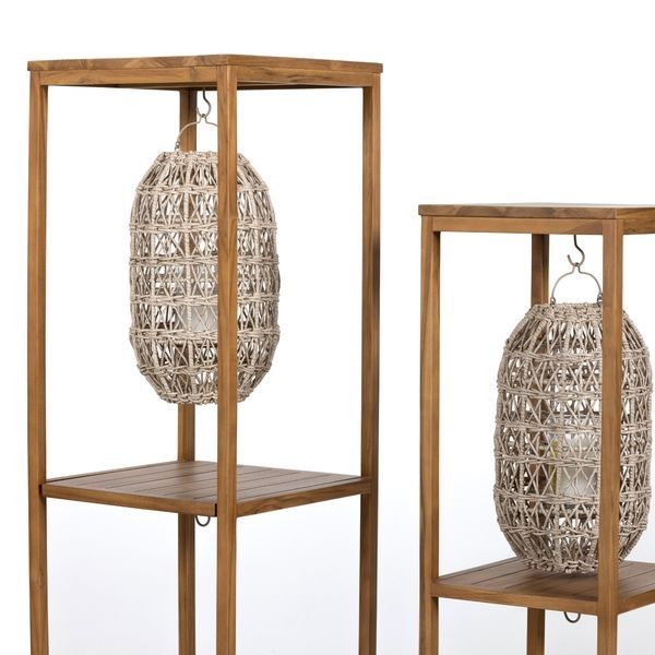 Product Image 7 for Lorca Vintage Natural Lantern Towers, Set of 2 from Four Hands