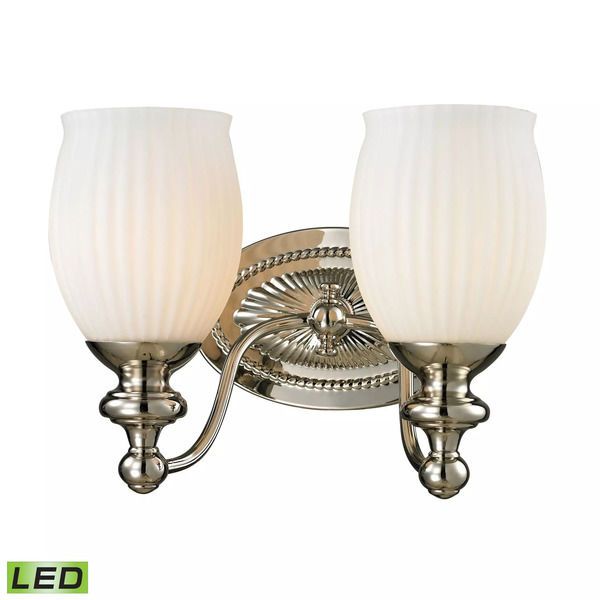 Product Image 1 for Park Ridge Collection 2 Light Bath In Polished Nickel from Elk Lighting