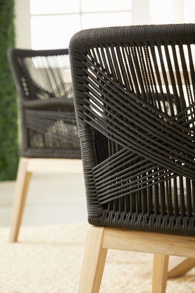 Loom Outdoor Woven Arm Chair, Set of 2 image 8