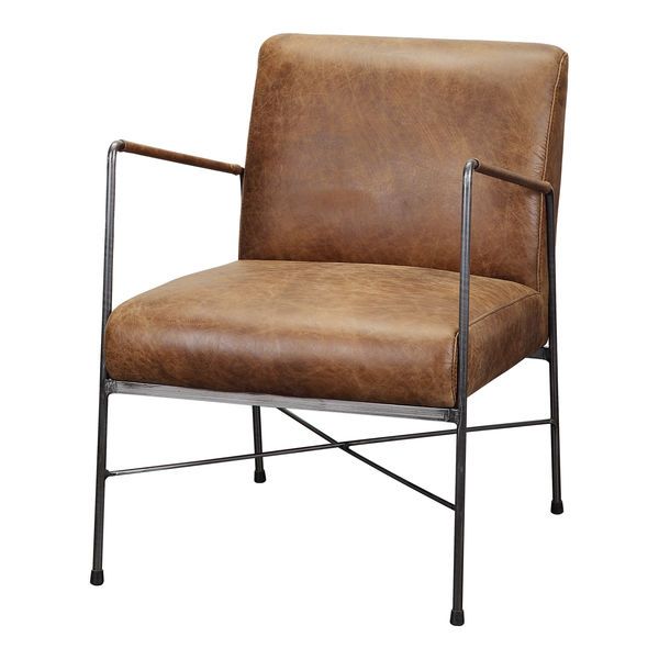 Dagwood Leather Small Accent Chair image 4