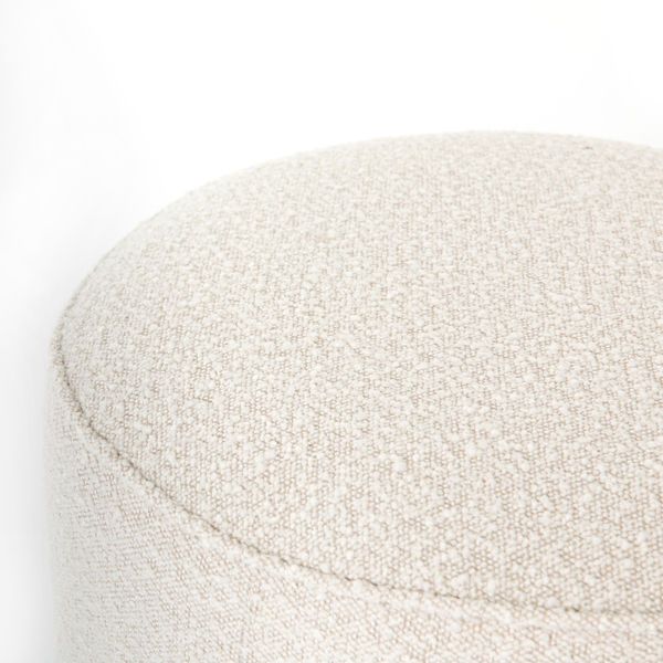 Product Image 14 for Sinclair Round Ottoman - Knoll Natural from Four Hands