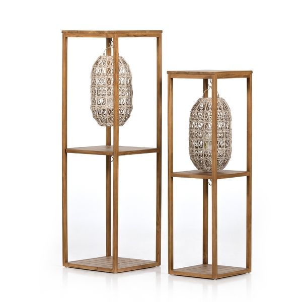 Product Image 8 for Lorca Vintage Natural Lantern Towers, Set of 2 from Four Hands