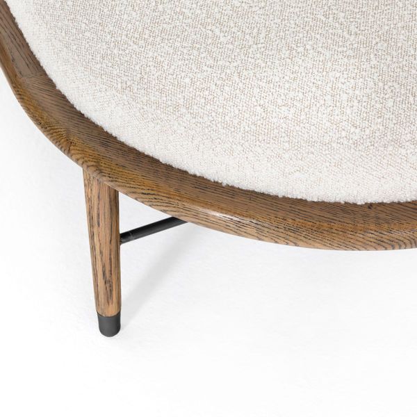 Product Image 9 for Petra Ottoman 62" Knoll Natural from Four Hands