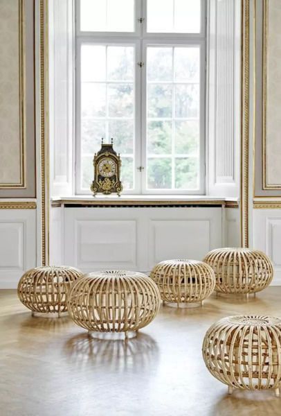 Product Image 4 for Franco Albini Large Ottoman Natural Rattan from Sika Design