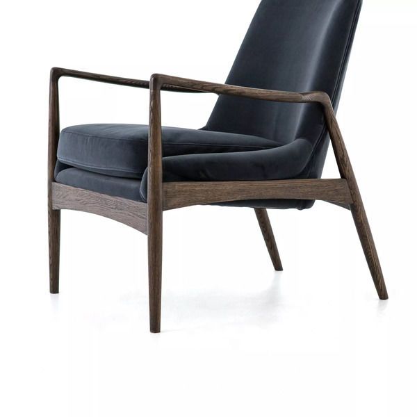 Braden Modern Velvet Shadow Chair image 4