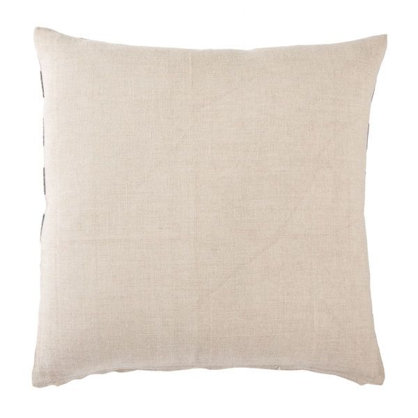 Product Image 4 for Ordella Gray/ Silver Geometric  Polyester Throw Pillow from Jaipur 