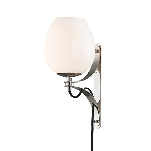 Product Image 1 for Lindsay 1 Light Wall Sconce With Plug from Mitzi