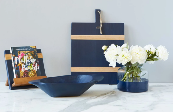 Product Image 7 for Navy Colorblock Flower Vase from etúHOME