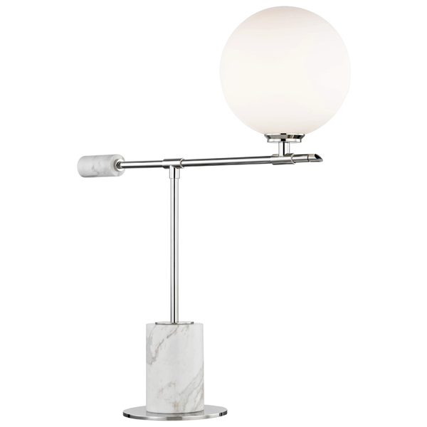 Product Image 1 for Bianca 1 Light Table Lamp With A Marble Base from Mitzi