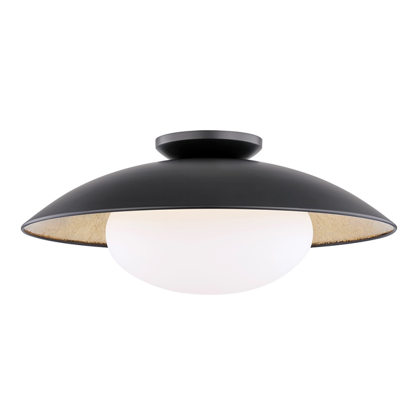 Product Image 3 for Cadence 1 Light Large Semi Flush from Mitzi