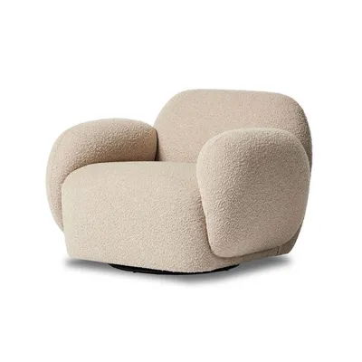 Giddings Knoll Camel Swivel Chair | Scout & Nimble