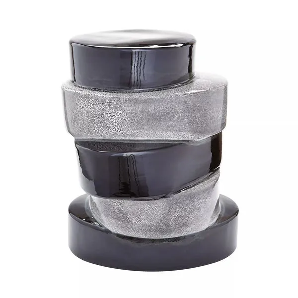 Product Image 1 for Stacked Ovals Side Table In Black And Grey from Elk Home