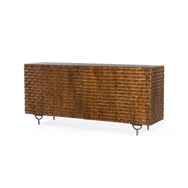 Product Image 1 for Rio Sideboard Round Cut Antique Brown from Four Hands