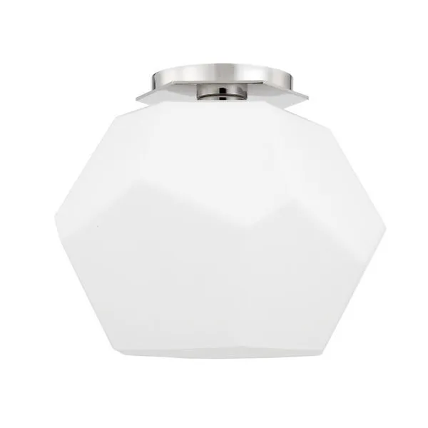 Product Image 1 for Tring 1-Light Flush Mount - Polished Nickel from Hudson Valley