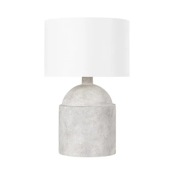 Product Image 1 for Torrance Ceramic Weathered Grey 1-Light Table Lamp from Troy Lighting