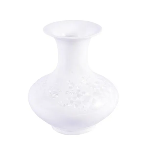 Product Image 1 for White Crystal Shell Squash Vase from Legend of Asia