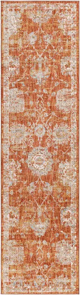 Product Image 1 for Avant Garde Woven Brick Red / Olive Rug - 2'7" x 10' from Surya