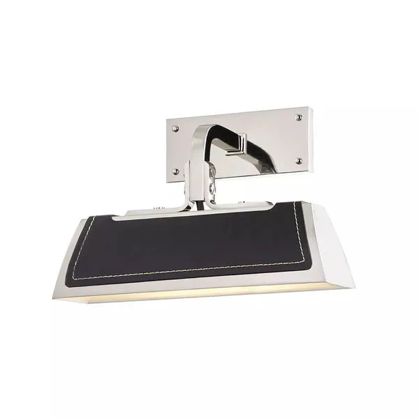 Product Image 1 for Holtsville 1 Light Wall Sconce W/ Black Leather from Hudson Valley