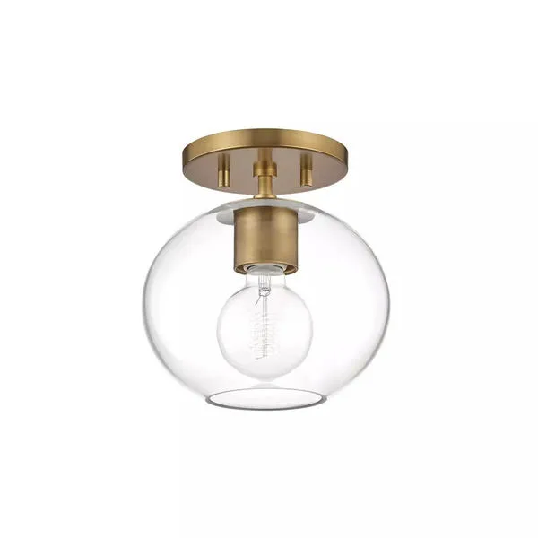 Product Image 1 for Margot 1 Light Semi Flush from Mitzi