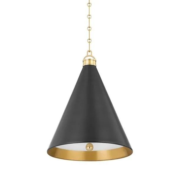 Product Image 1 for Osterley 1-Light Large Distressed Bronze Pendant from Hudson Valley