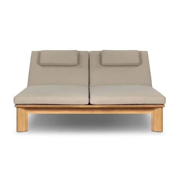 Product Image 1 for Sterling Ibiza Mole Outdoor Double Chaise from Four Hands