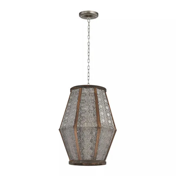 Product Image 1 for Small Pierced Metalwork Hanging Pendant from Elk Home