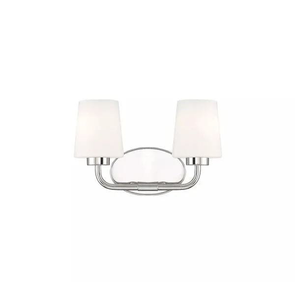 Product Image 1 for Capra Polished Nickel 2 Light Bath from Savoy House 