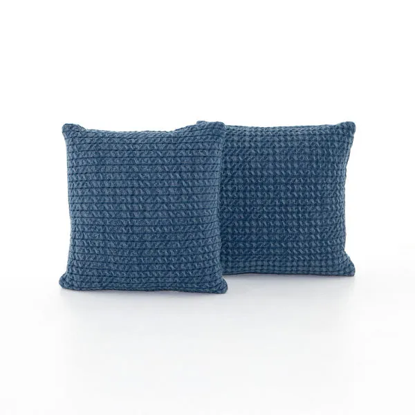 Product Image 2 for Abella Pillow Set Of 2 20" Persian Blue from Four Hands
