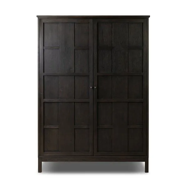 Product Image 1 for Alessio Smoked Black Veneer Cabinet from Four Hands
