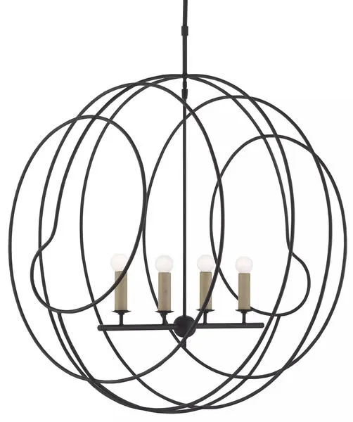 Product Image 1 for Auden Orb Chandelier from Currey & Company