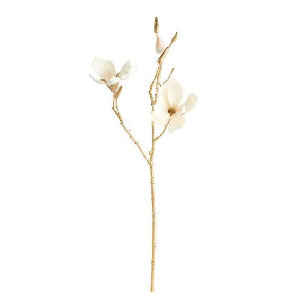 Product Image 1 for Gilded Magnolia Stems, Set of 6 from Napa Home And Garden