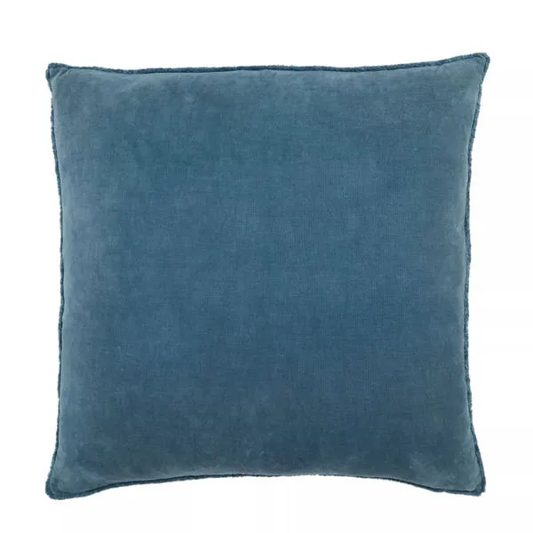 Product Image 1 for Sunbury Solid Blue Throw Pillow 26 inch from Jaipur 