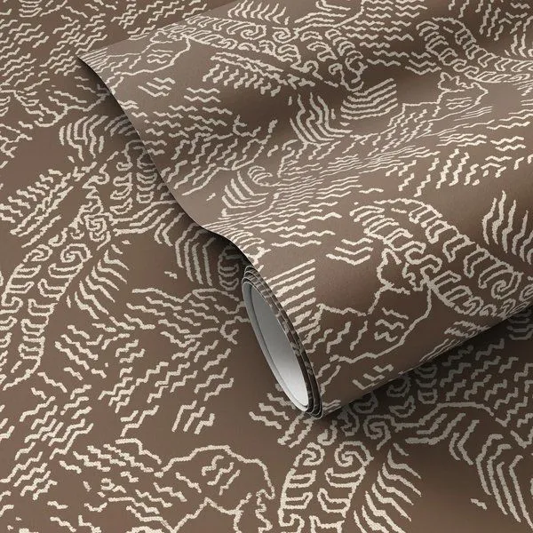 Product Image 1 for Balkan Taupe Wallpaper from Four Hands