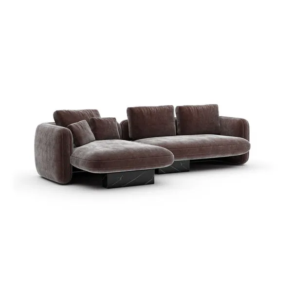 Product Image 1 for Overlap Left Chaise Sectional Small from Caracole