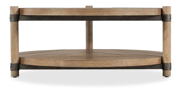 Product Image 1 for Vineyard Row Round Cocktail Table from Hooker Furniture