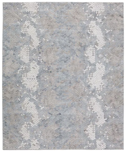 Product Image 1 for Conlan Handmade Dot Gray/ Light Blue Rug from Jaipur